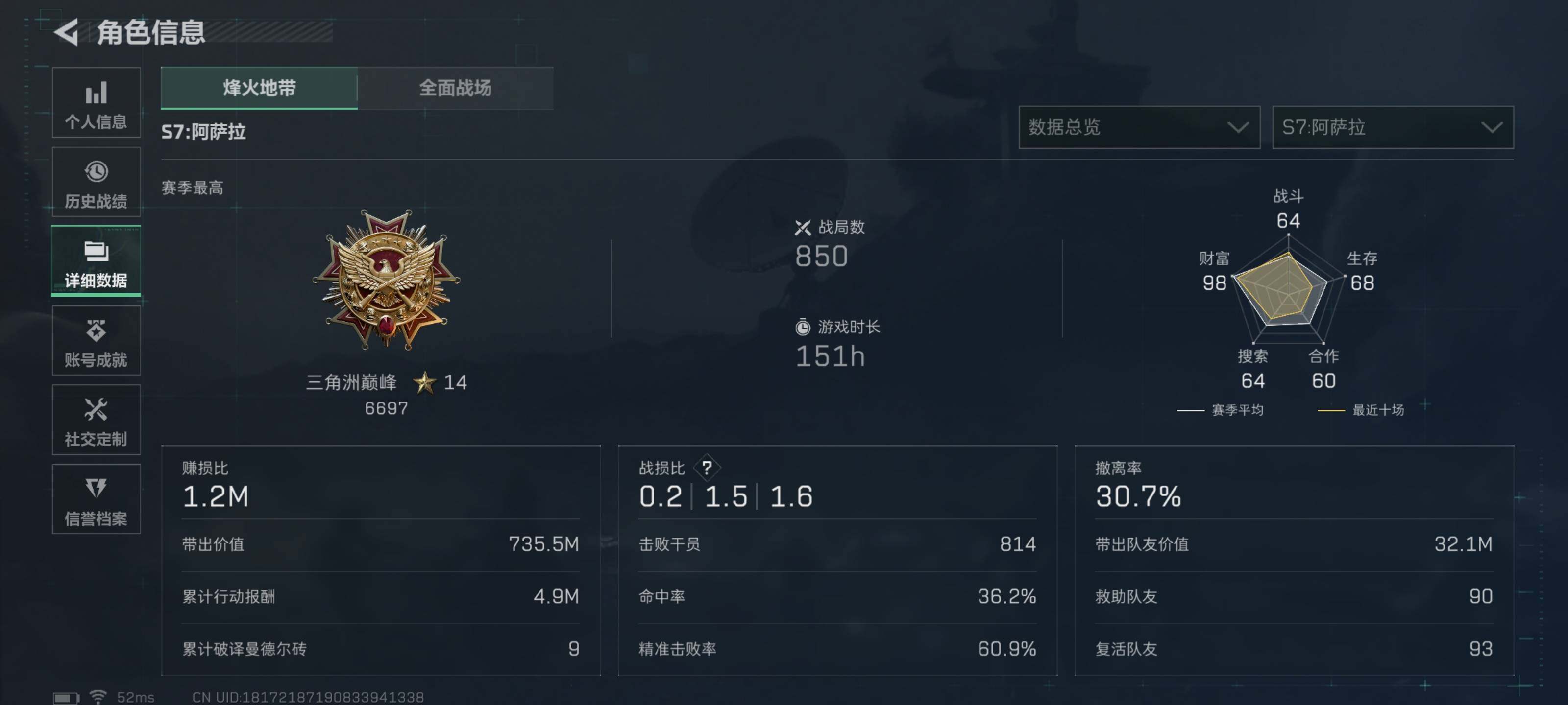 SJZCMW426641三角洲行动账号详情图5 SJZCMW426641三角洲行动账号详情图5