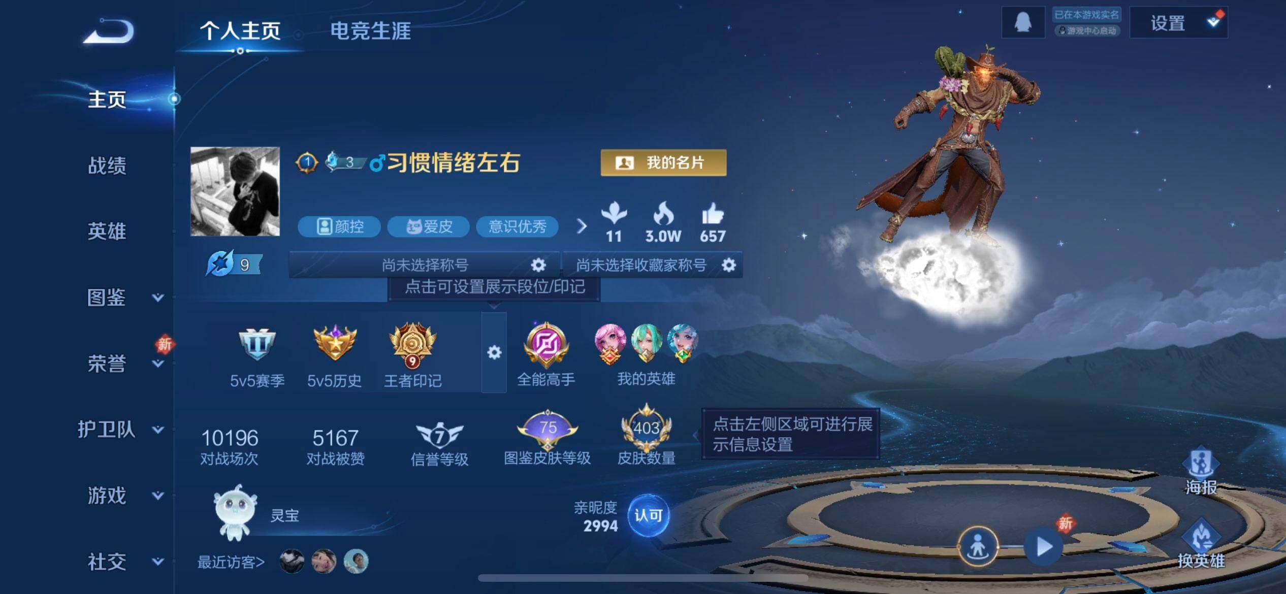 WZQM499086王者荣耀账号详情图3