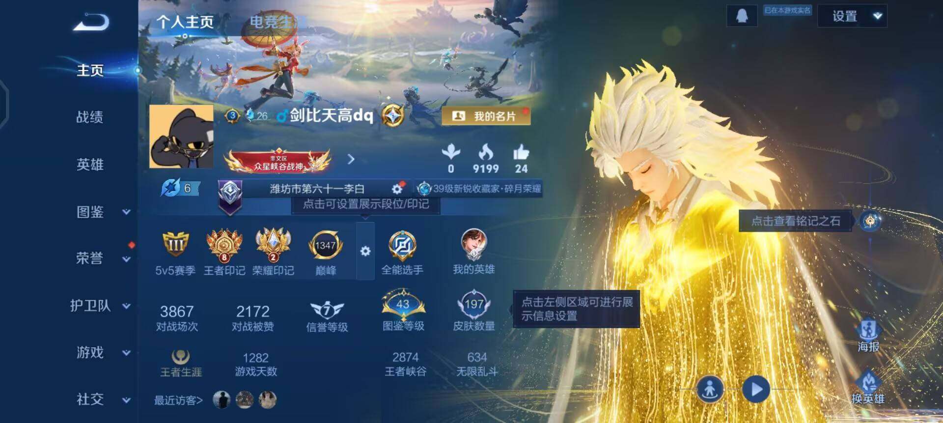 WZQM490312王者荣耀账号详情图3