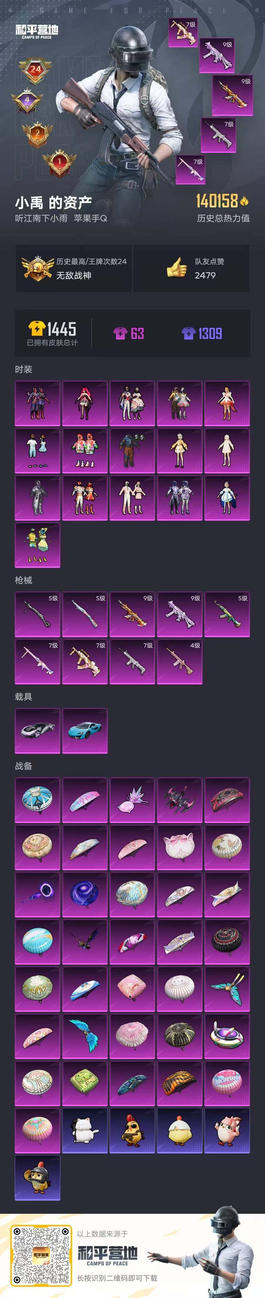 HPLE444101和平精英账号详情图2