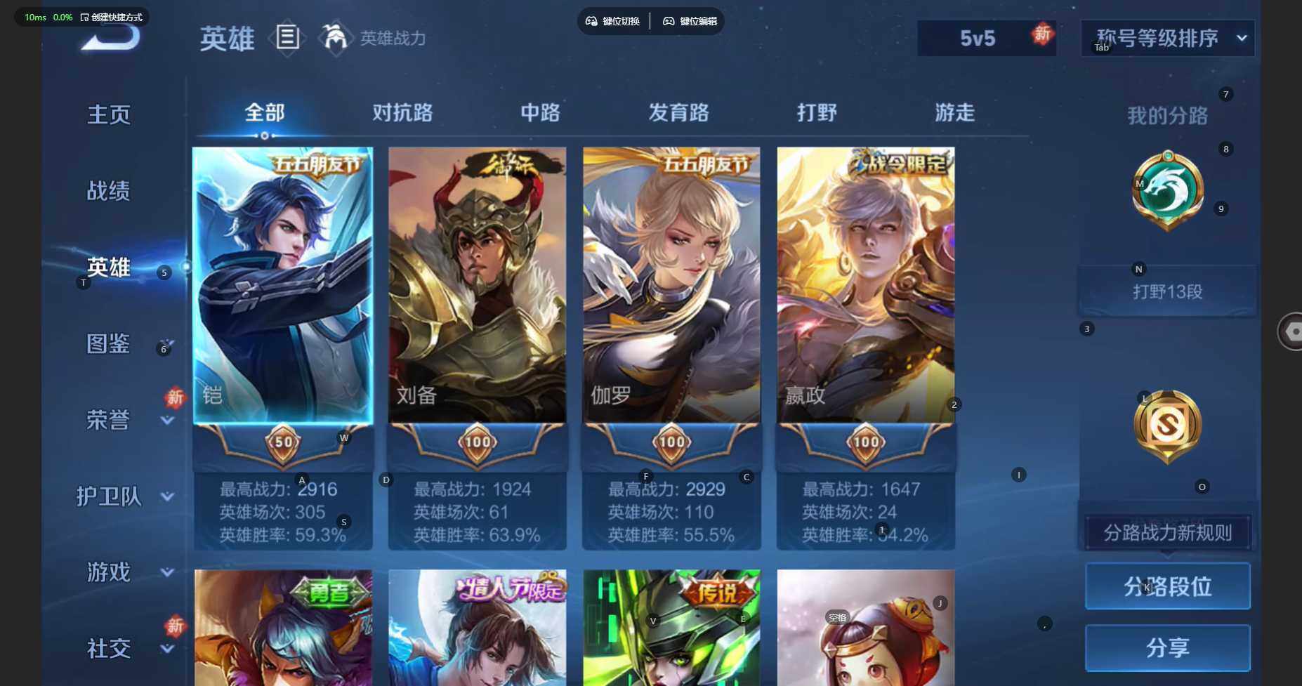 WZBSY483046王者荣耀账号详情图5