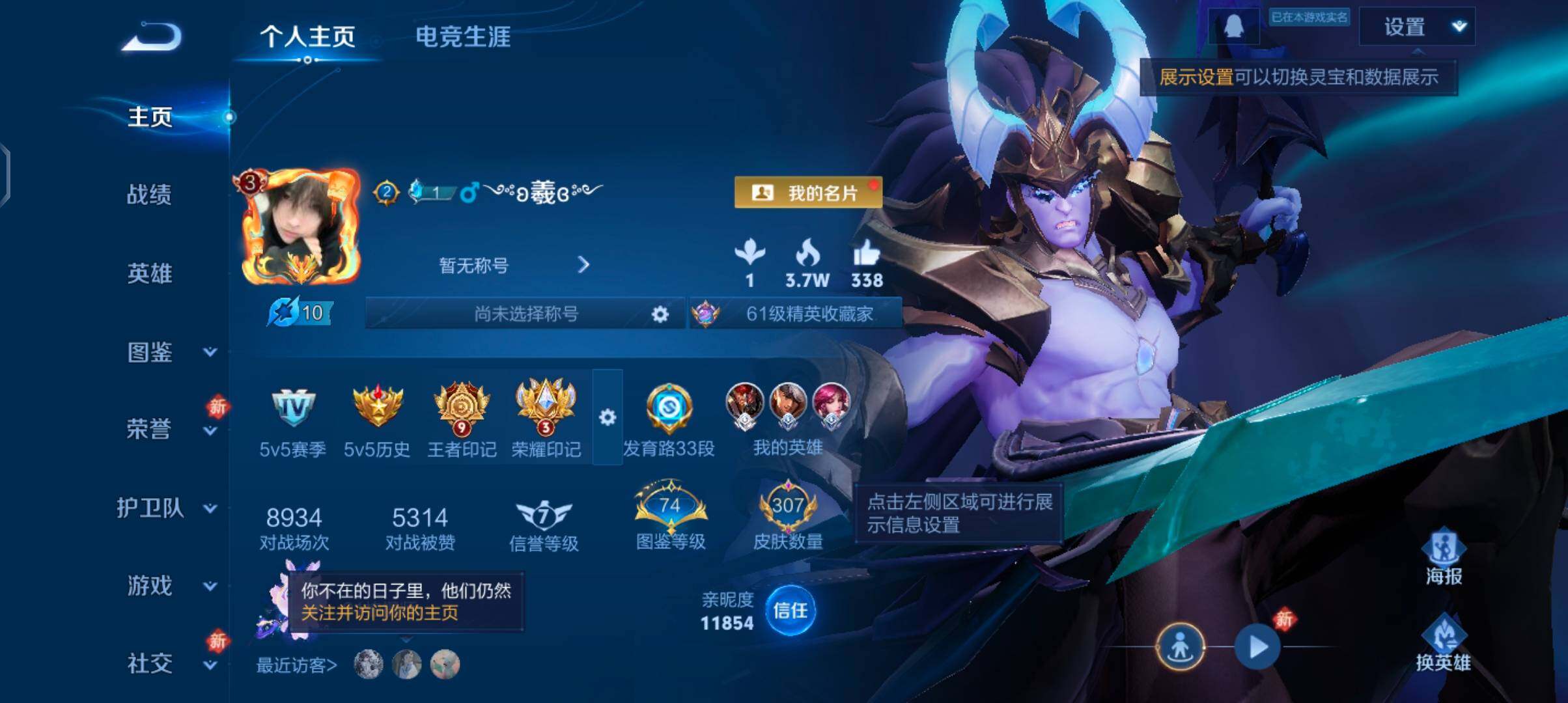 WZCMW484780王者荣耀账号详情图2