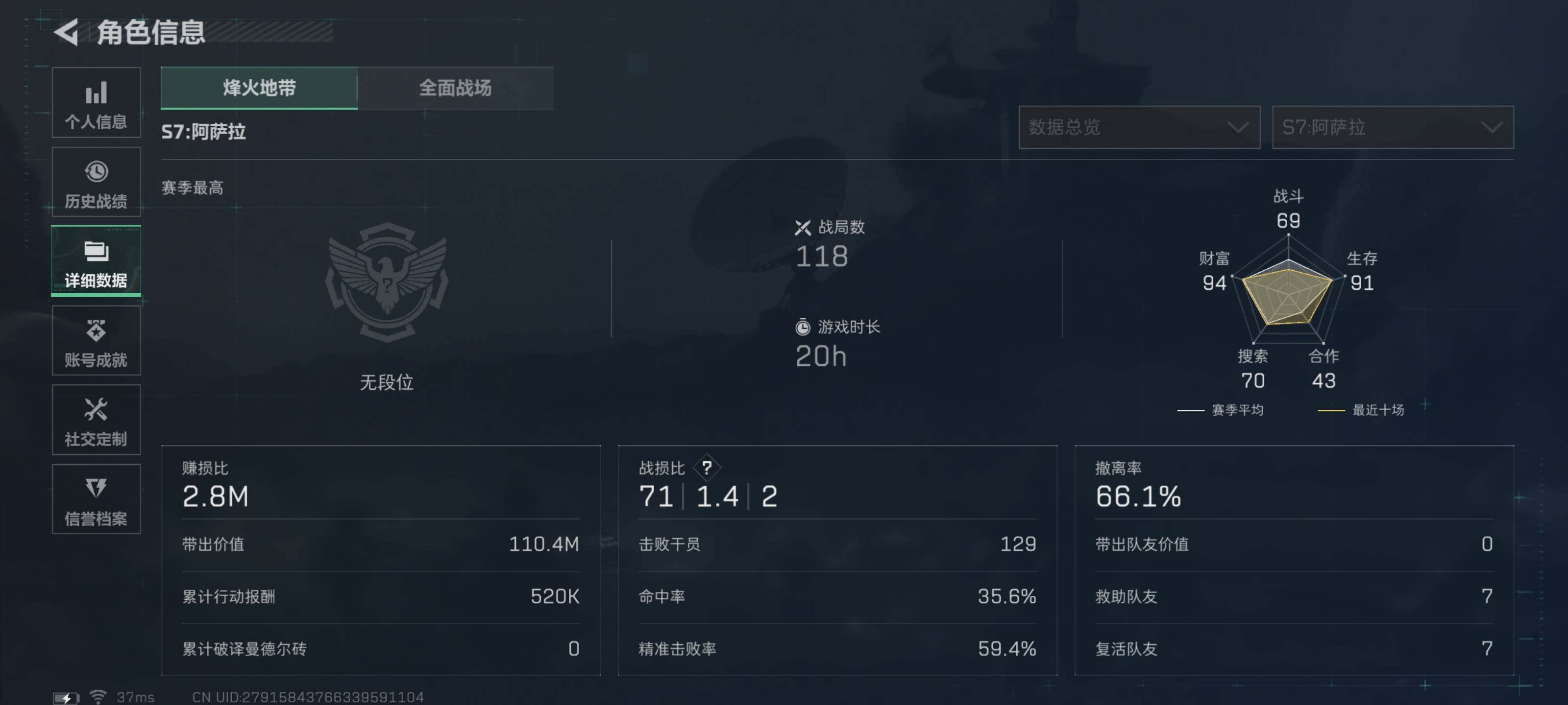 SJZQM426698三角洲行动账号详情图7