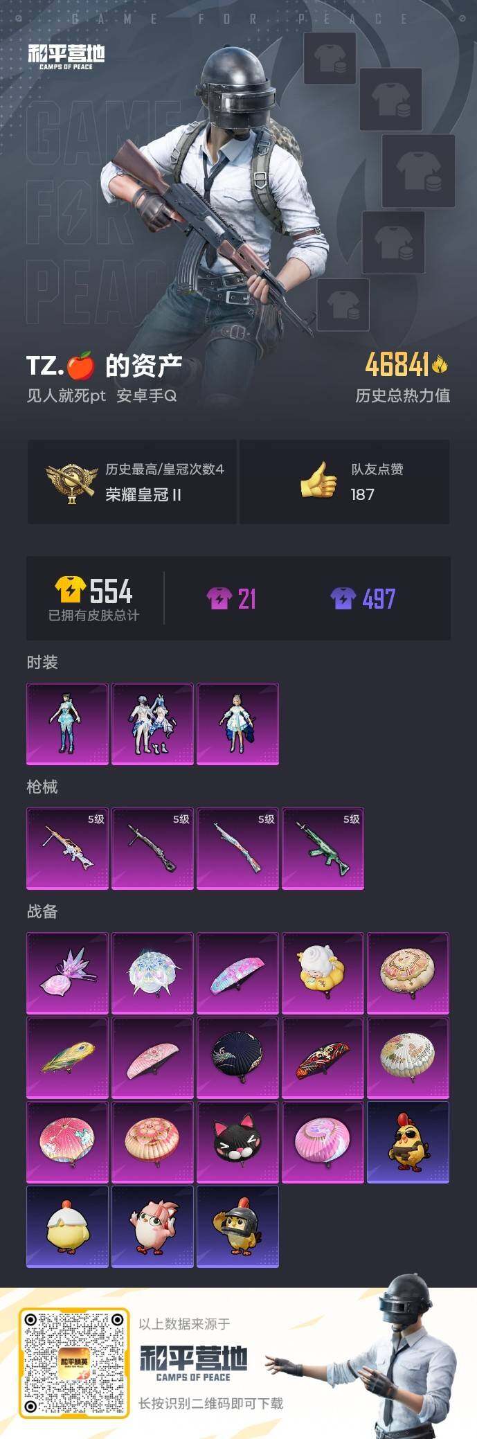 HPLX463293和平精英账号详情图4