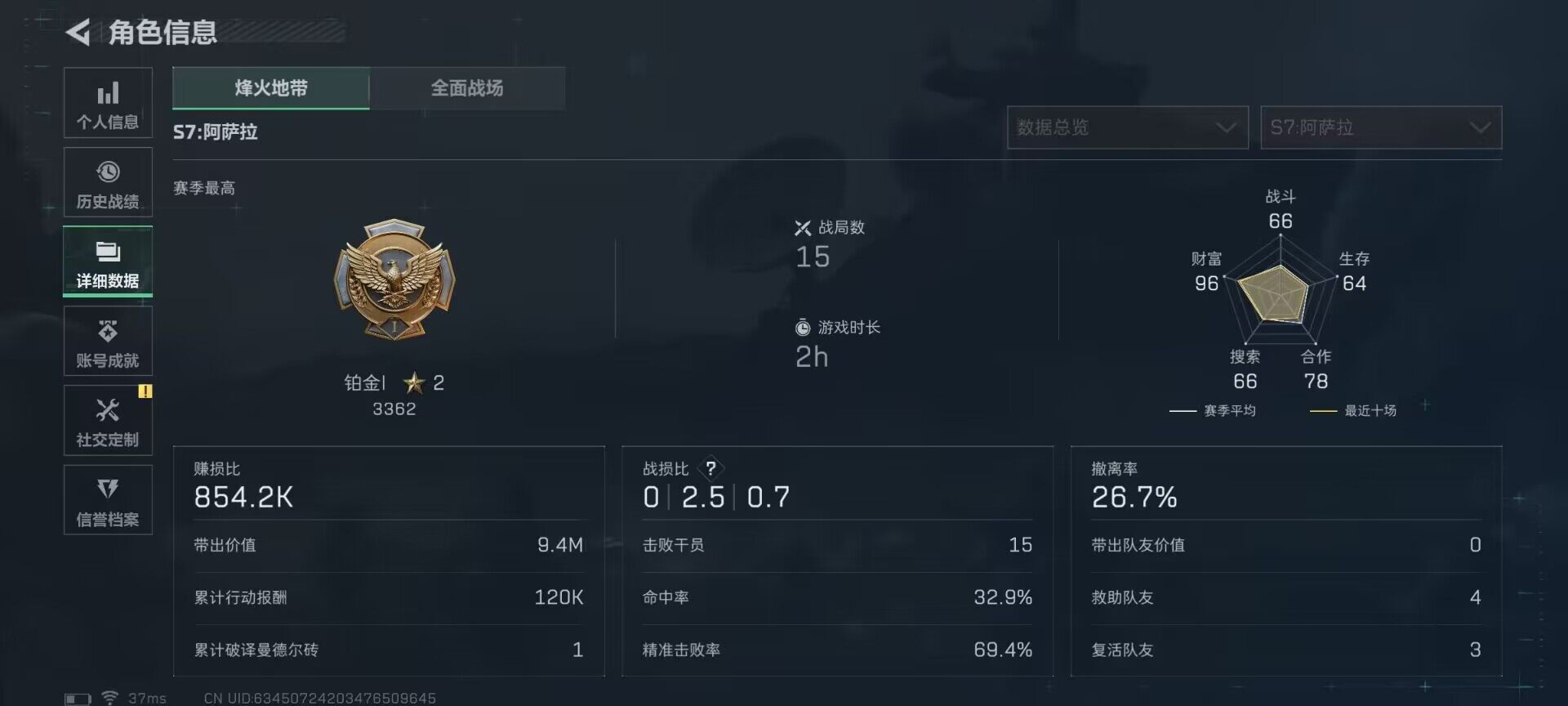 SJZEY422267三角洲行动账号详情图12