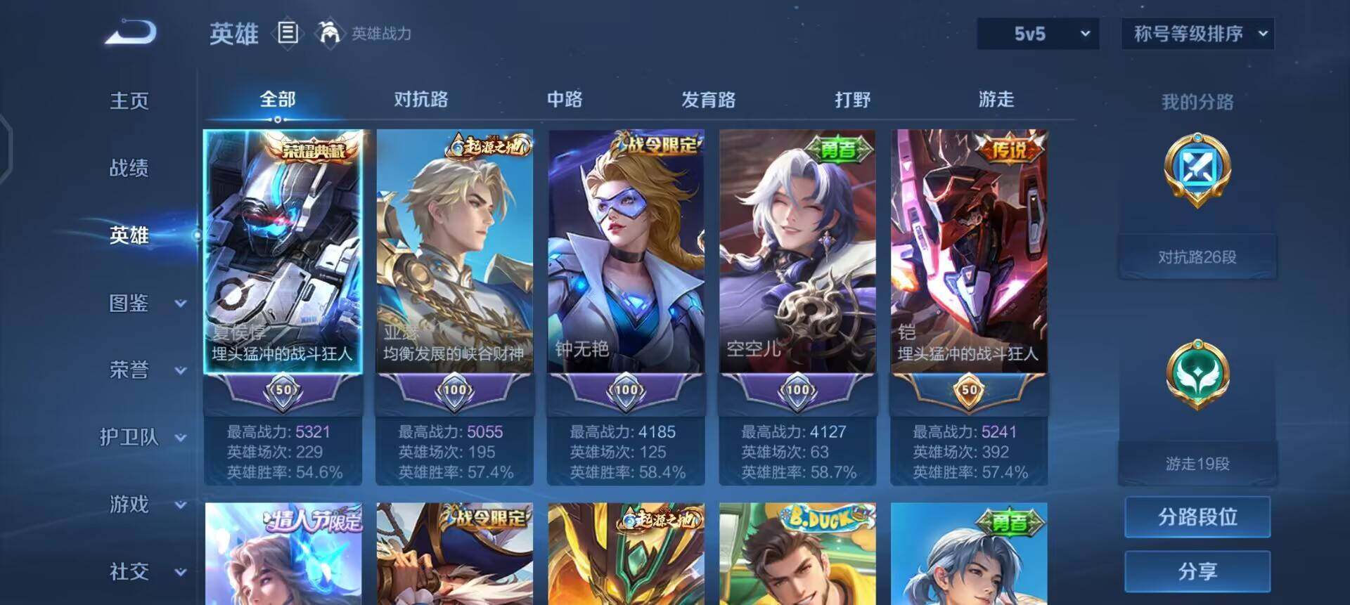 WZQM4123323王者荣耀账号详情图6