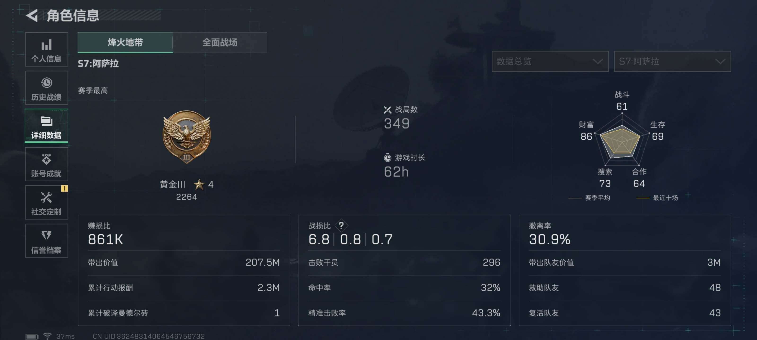 SJZCMW426742三角洲行动账号详情图4 SJZCMW426742三角洲行动账号详情图4