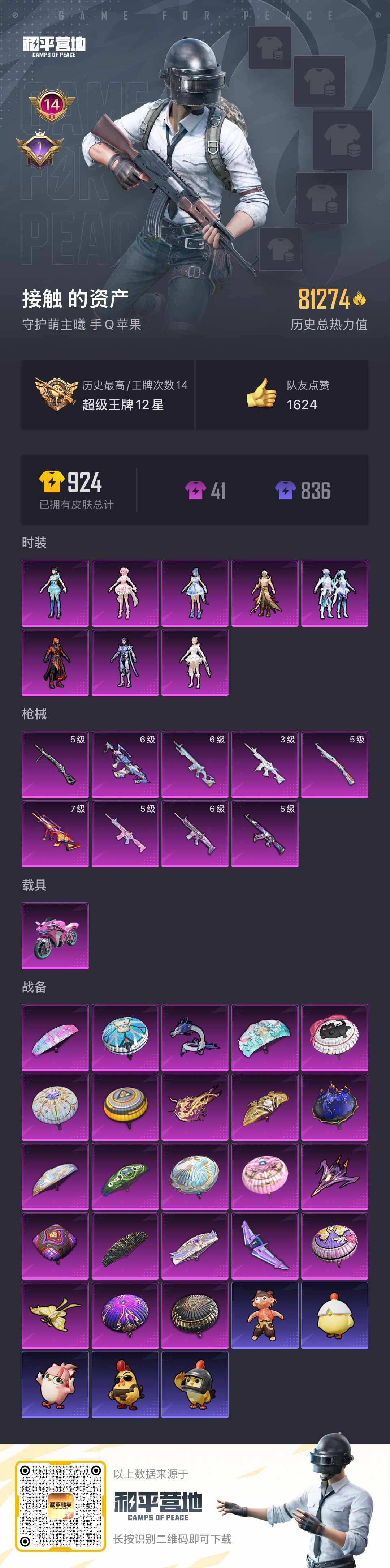 HPLE444146和平精英账号详情图8