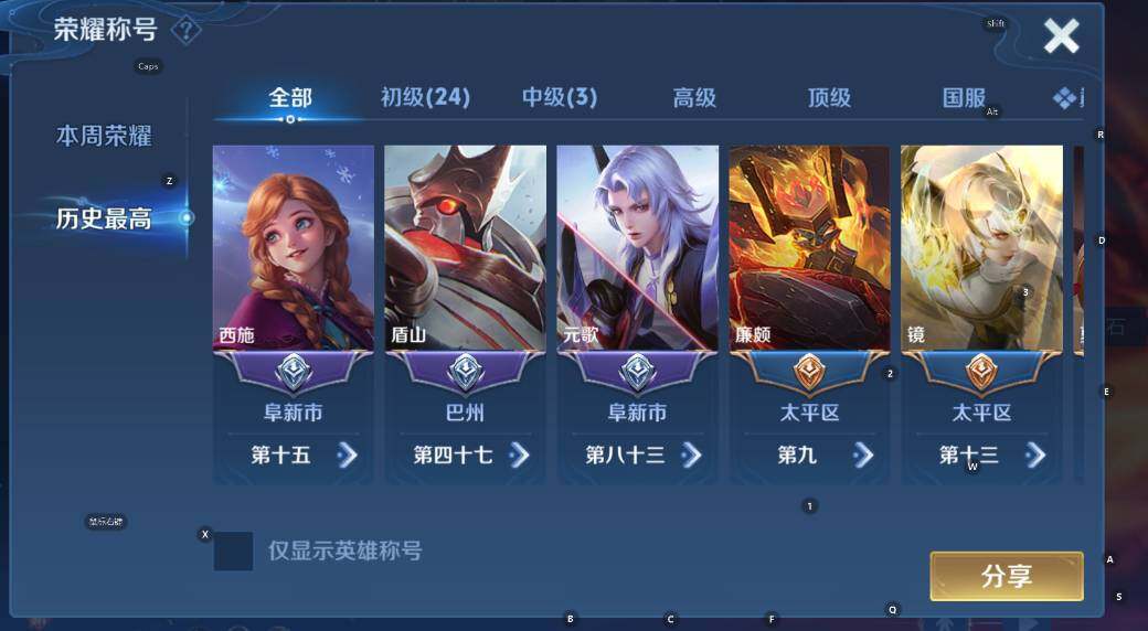 WZCMW4118992王者荣耀账号详情图10