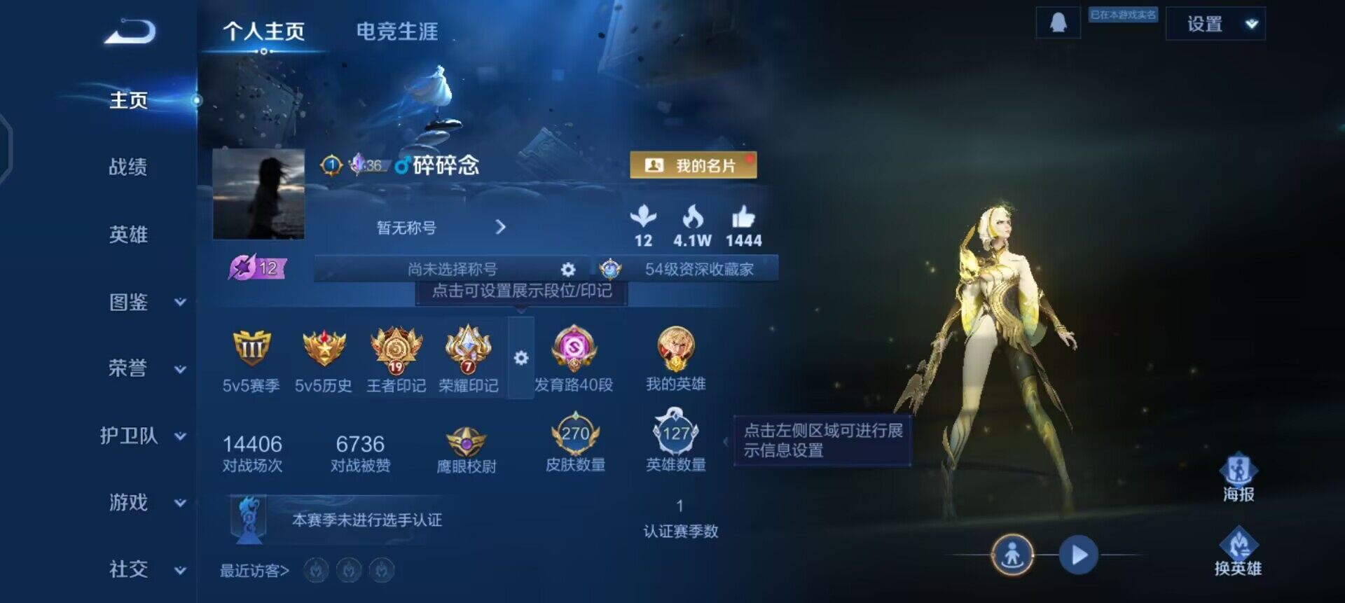 WZQM490341王者荣耀账号详情图3 WZQM490341王者荣耀账号详情图3