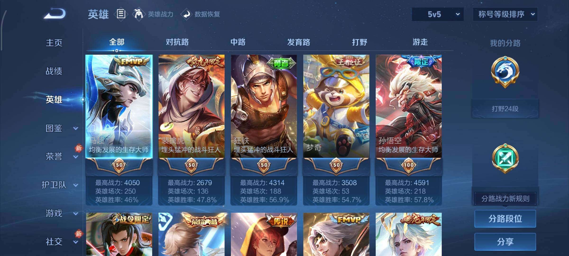 WZCMW4109815王者荣耀账号详情图3