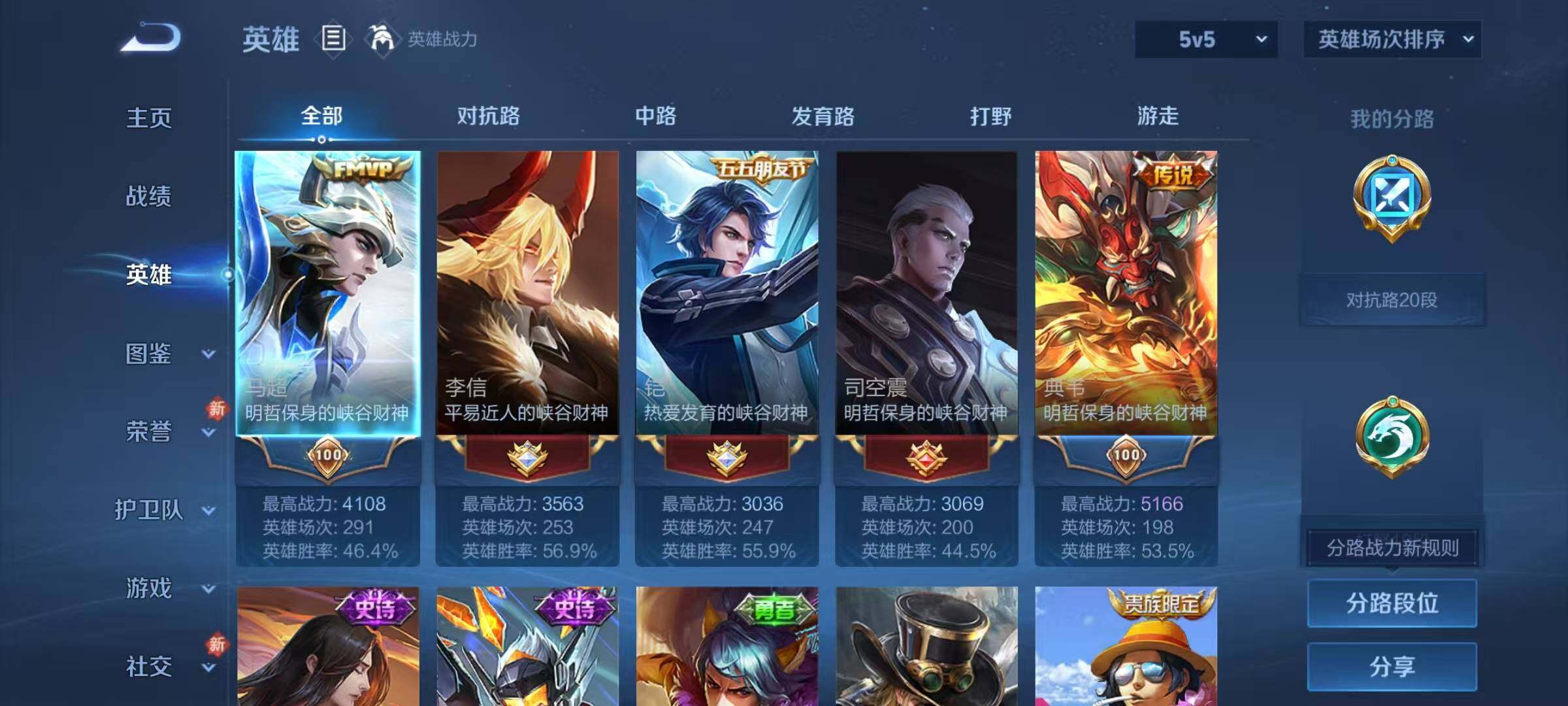 WZJZ496283王者荣耀账号详情图5