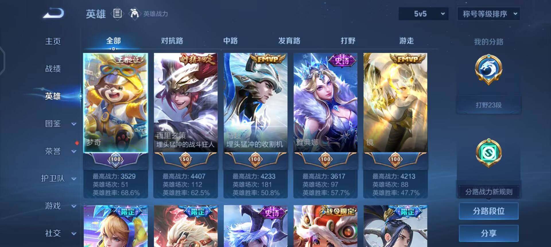 WZQM4123364王者荣耀账号详情图5