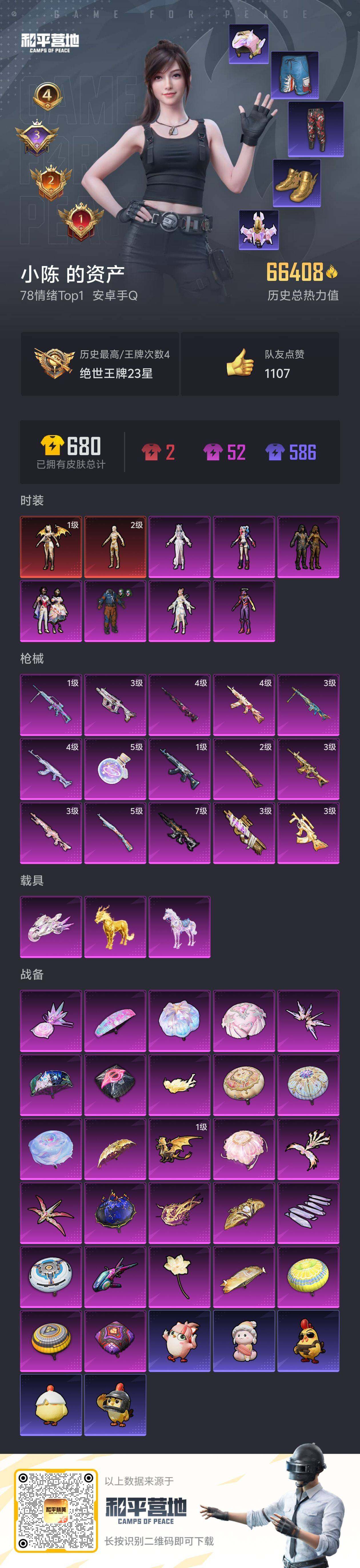 HPQM4116223和平精英账号详情图4