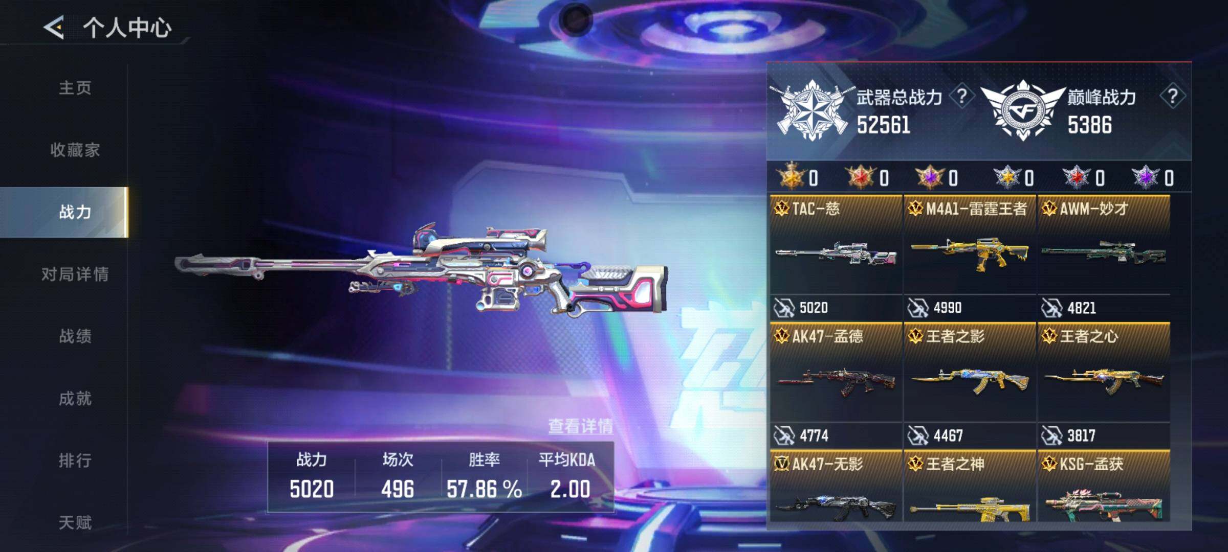 CFMEY46877枪战王者账号详情图6