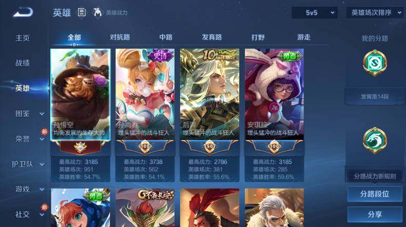 WZLX485661王者荣耀账号详情图6