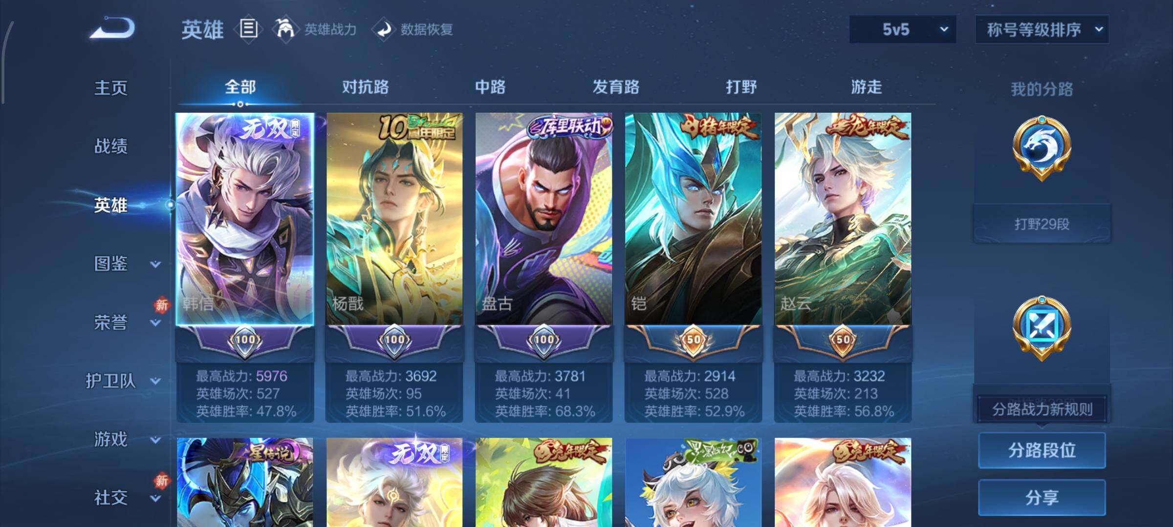 WZCMW4103213王者荣耀账号详情图3