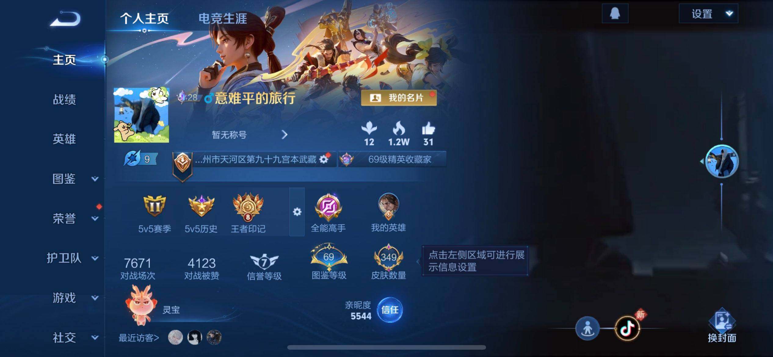 WZQM496504王者荣耀账号详情图3