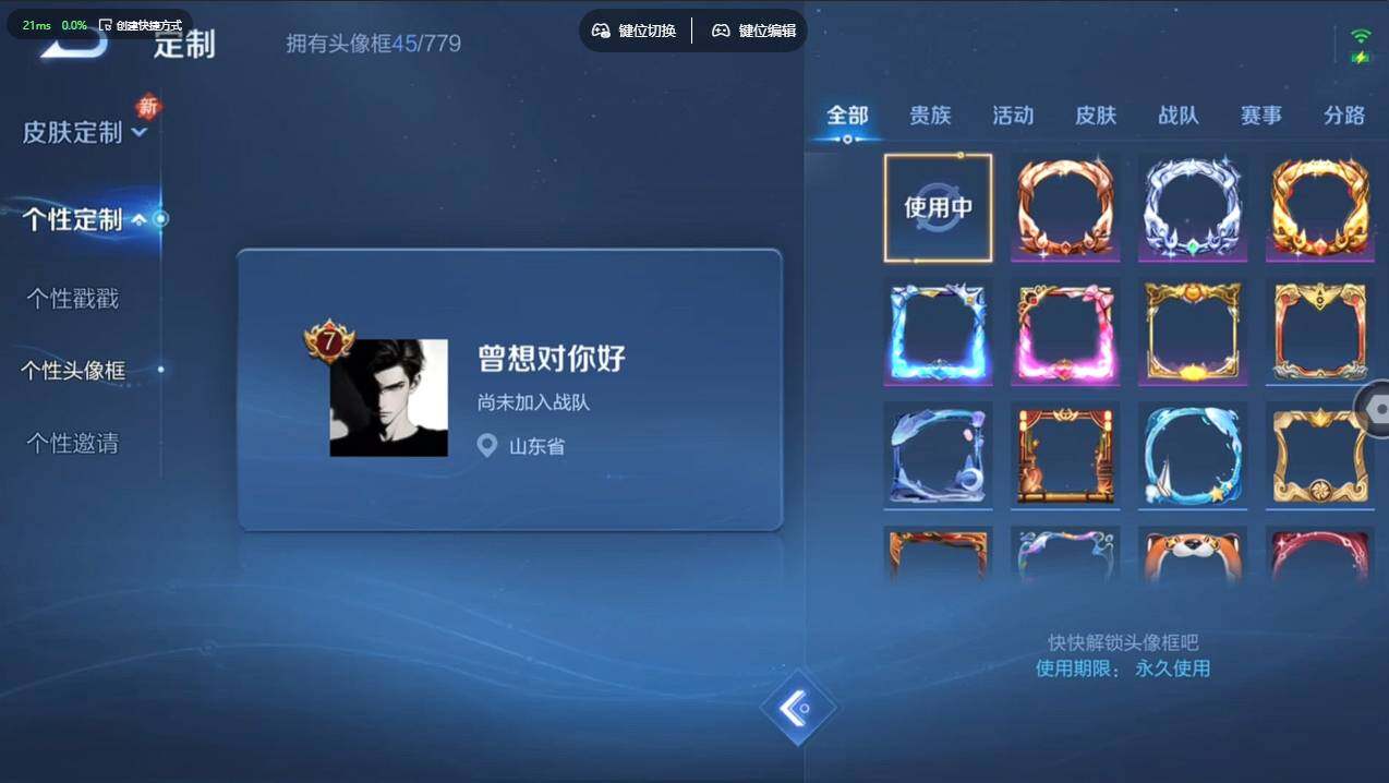 WZCMW495760王者荣耀账号详情图14