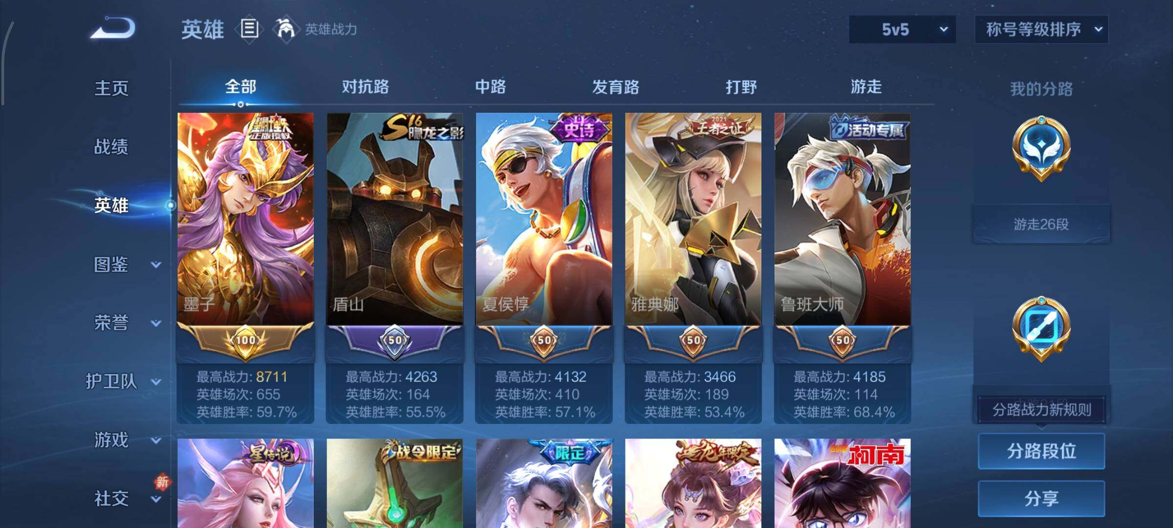 WZCMY490643王者荣耀账号详情图3