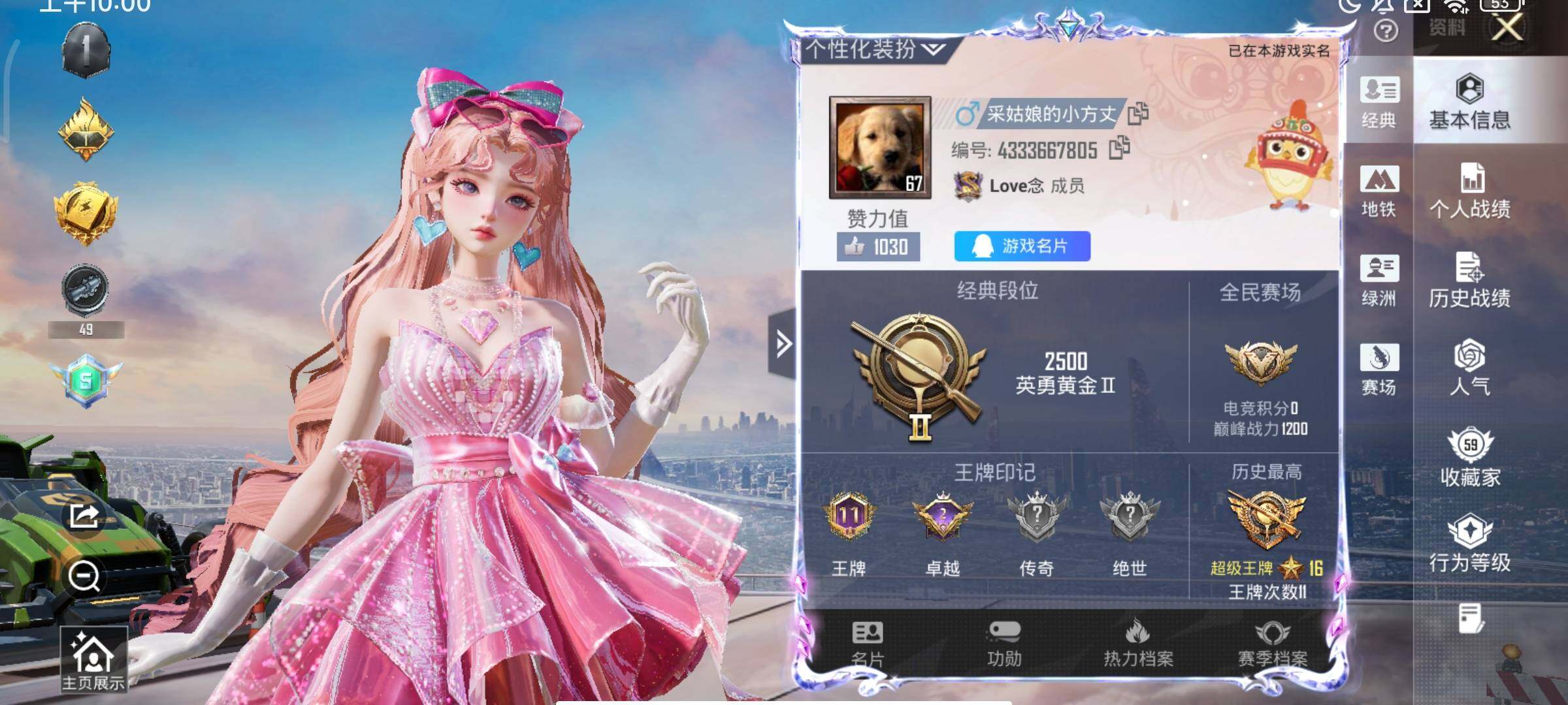 HPQM444926和平精英账号详情图16