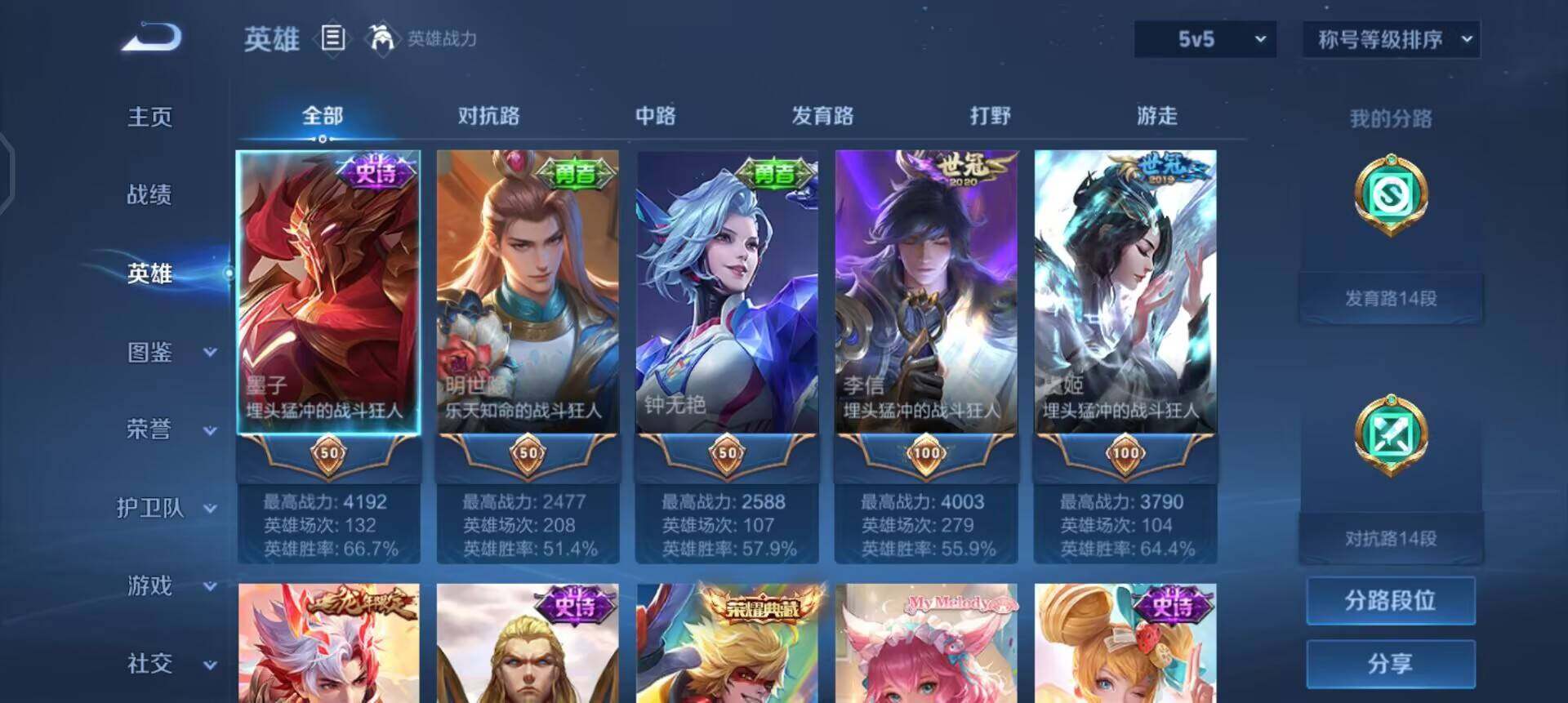 WZQM4117646王者荣耀账号详情图6