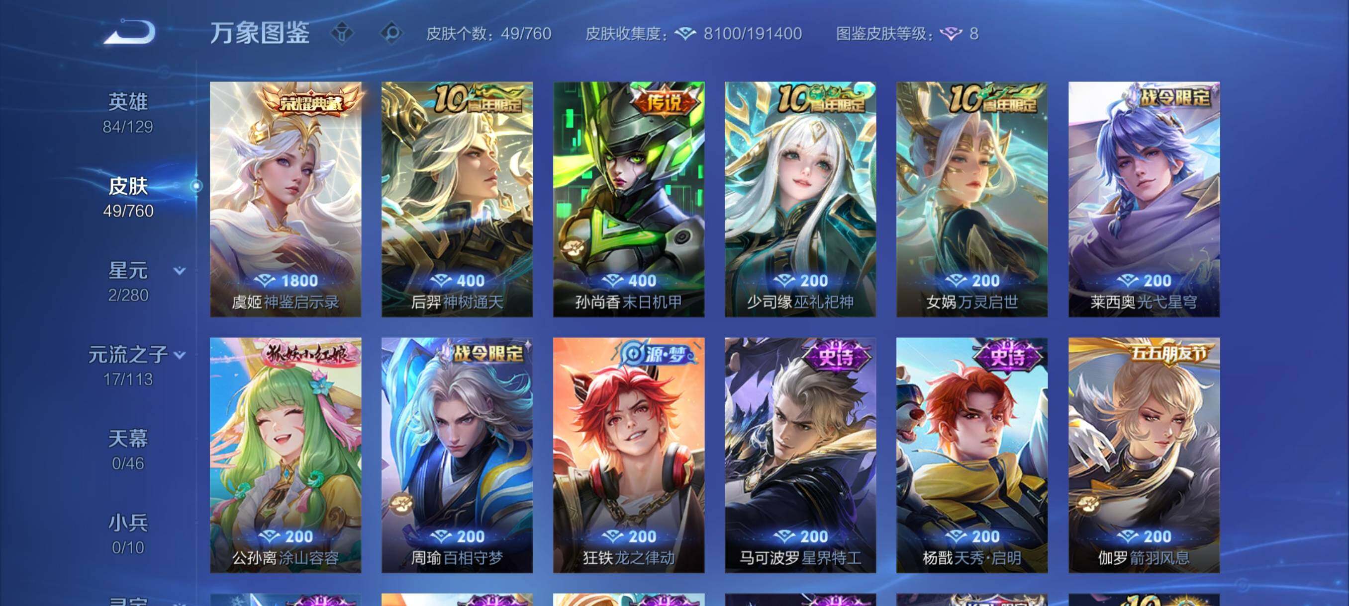 WZCMY487898王者荣耀账号详情图6