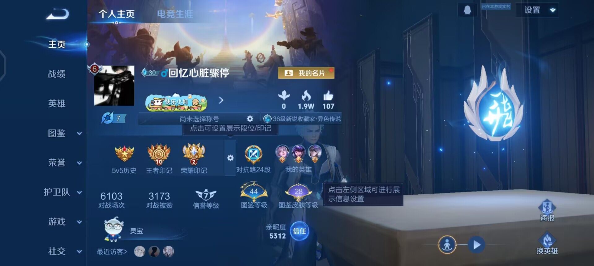 WZQM494284王者荣耀账号详情图3 WZQM494284王者荣耀账号详情图3