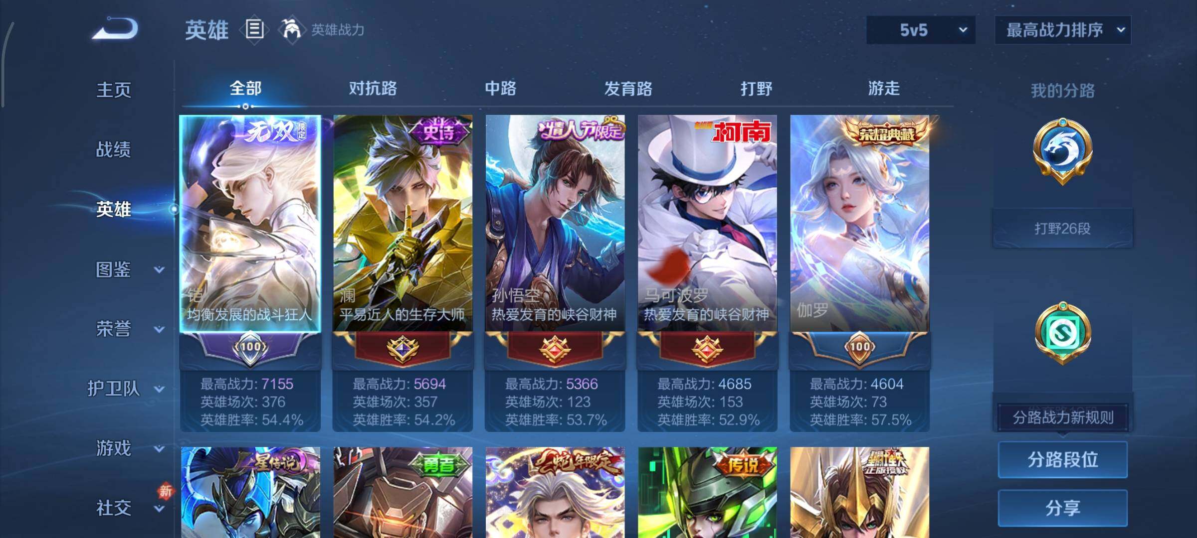 WZCMY4104650王者荣耀账号详情图3