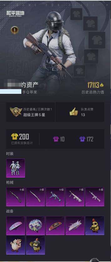 HPCMW447244和平精英账号详情图2