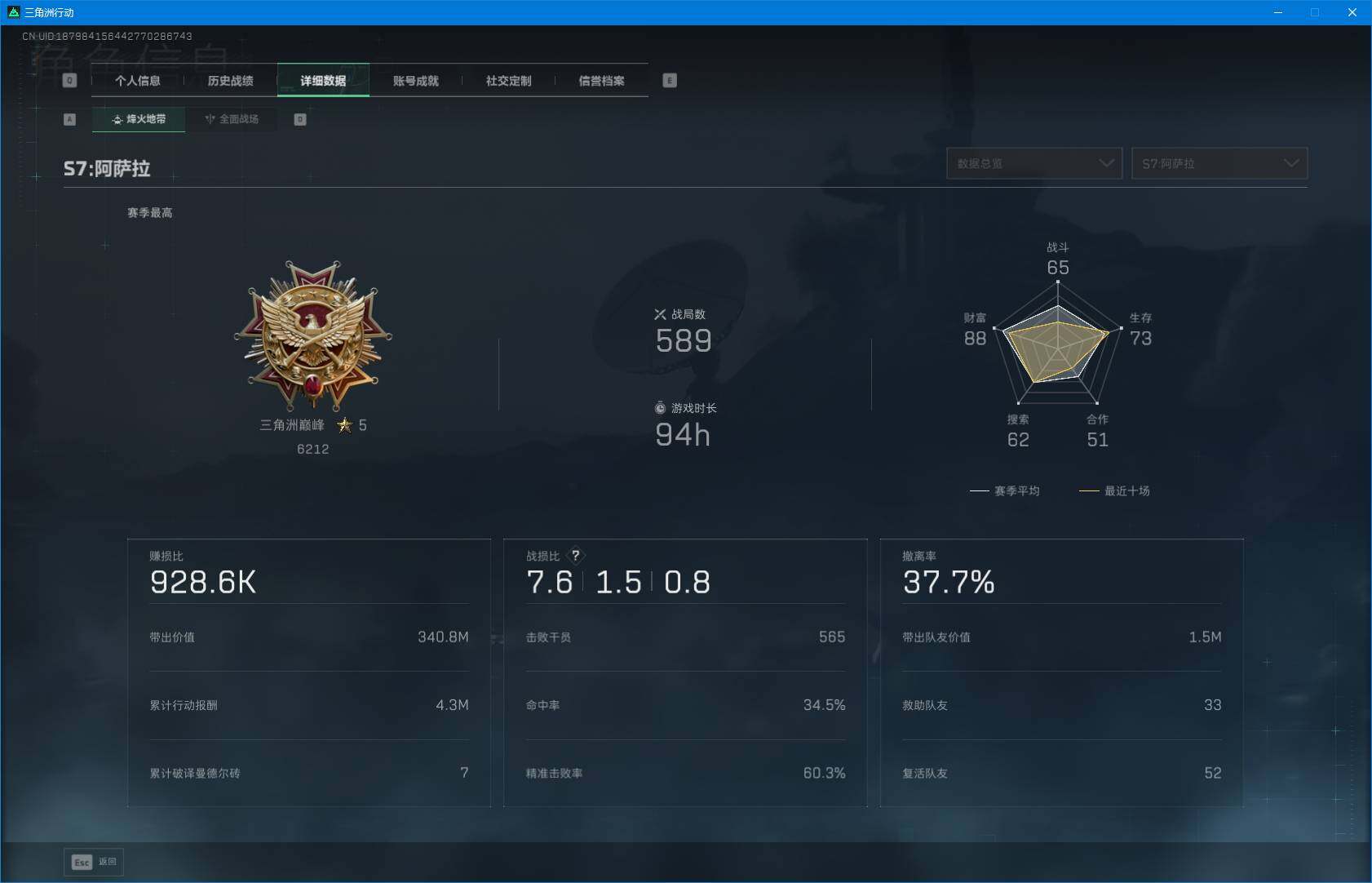 SJZQM423613三角洲行动账号详情图8 SJZQM423613三角洲行动账号详情图8