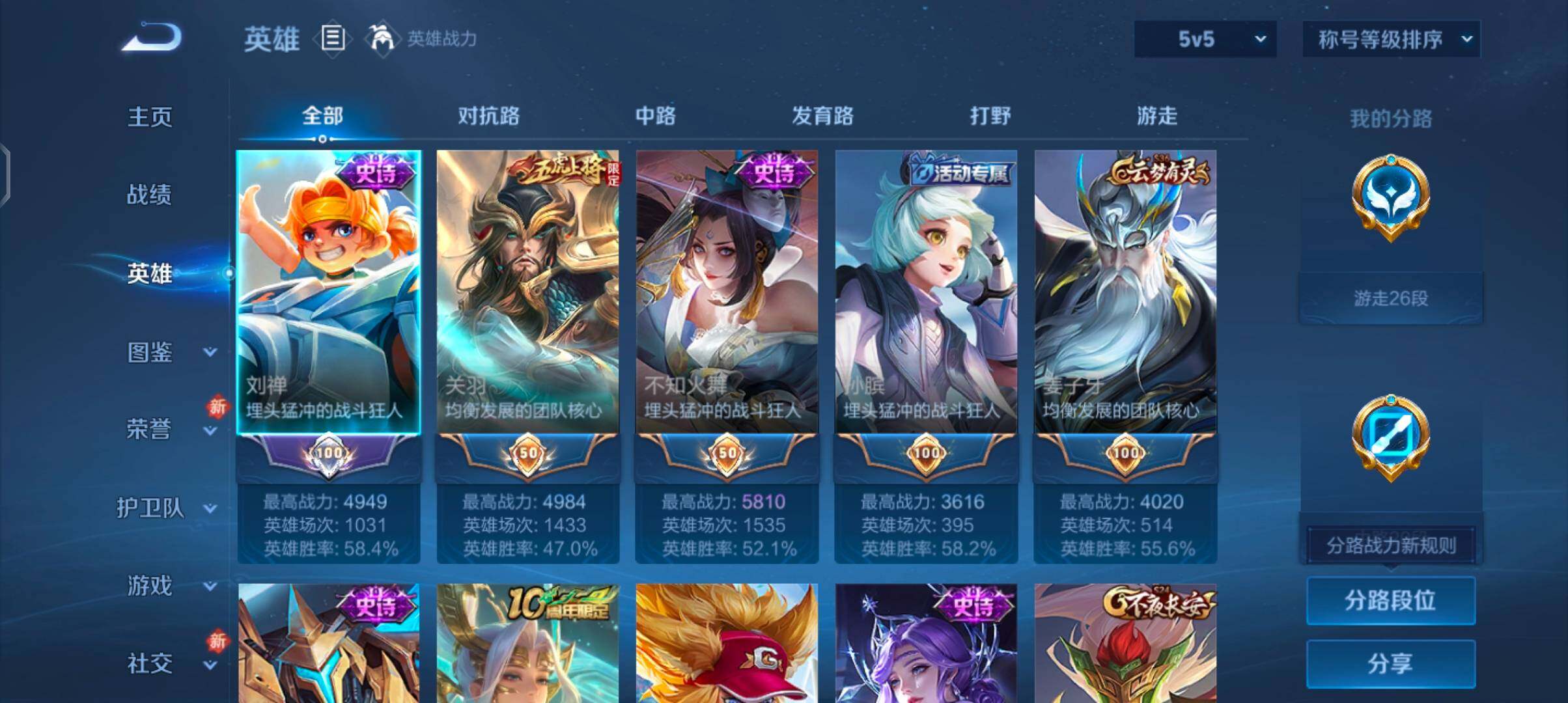 WZCMW4103247王者荣耀账号详情图3 WZCMW4103247王者荣耀账号详情图3