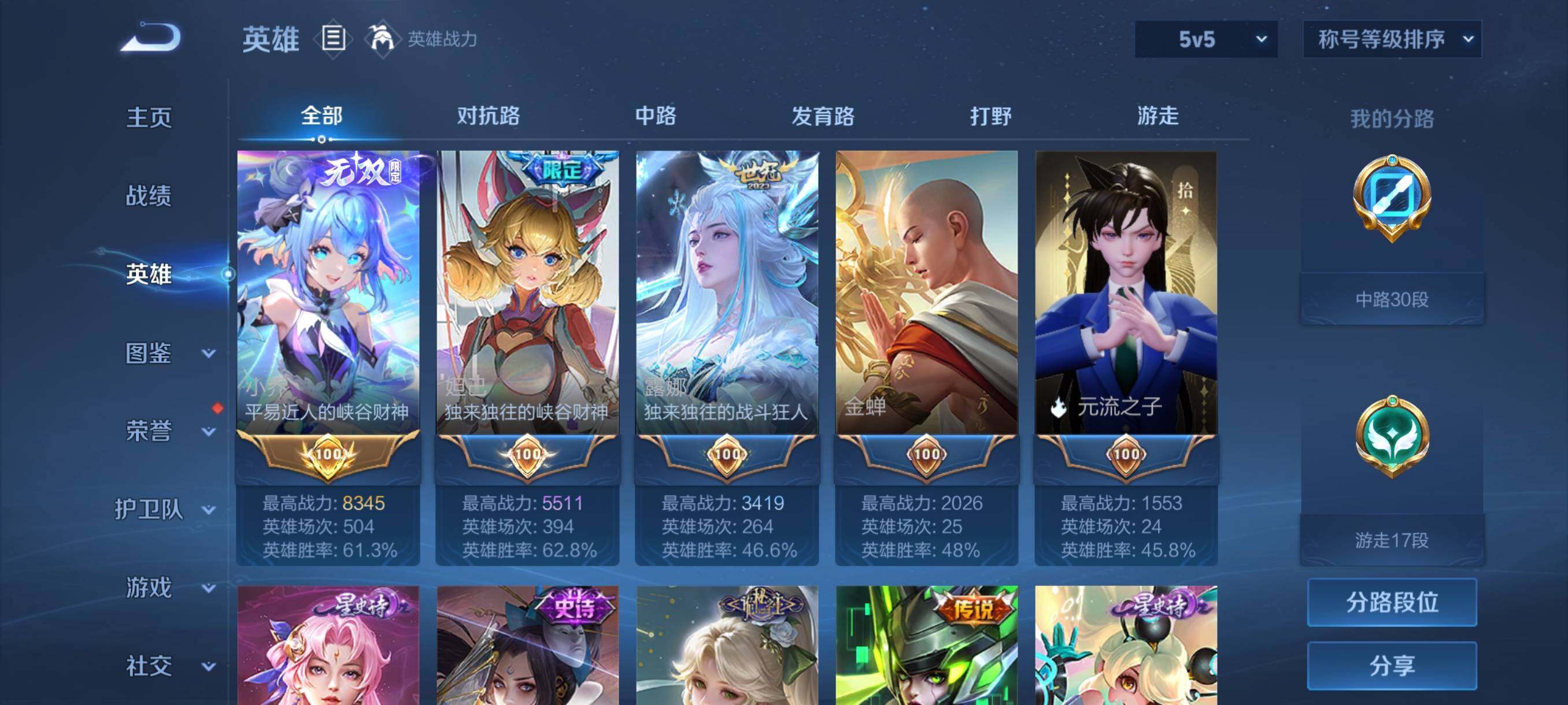 WZCMY4101982王者荣耀账号详情图3