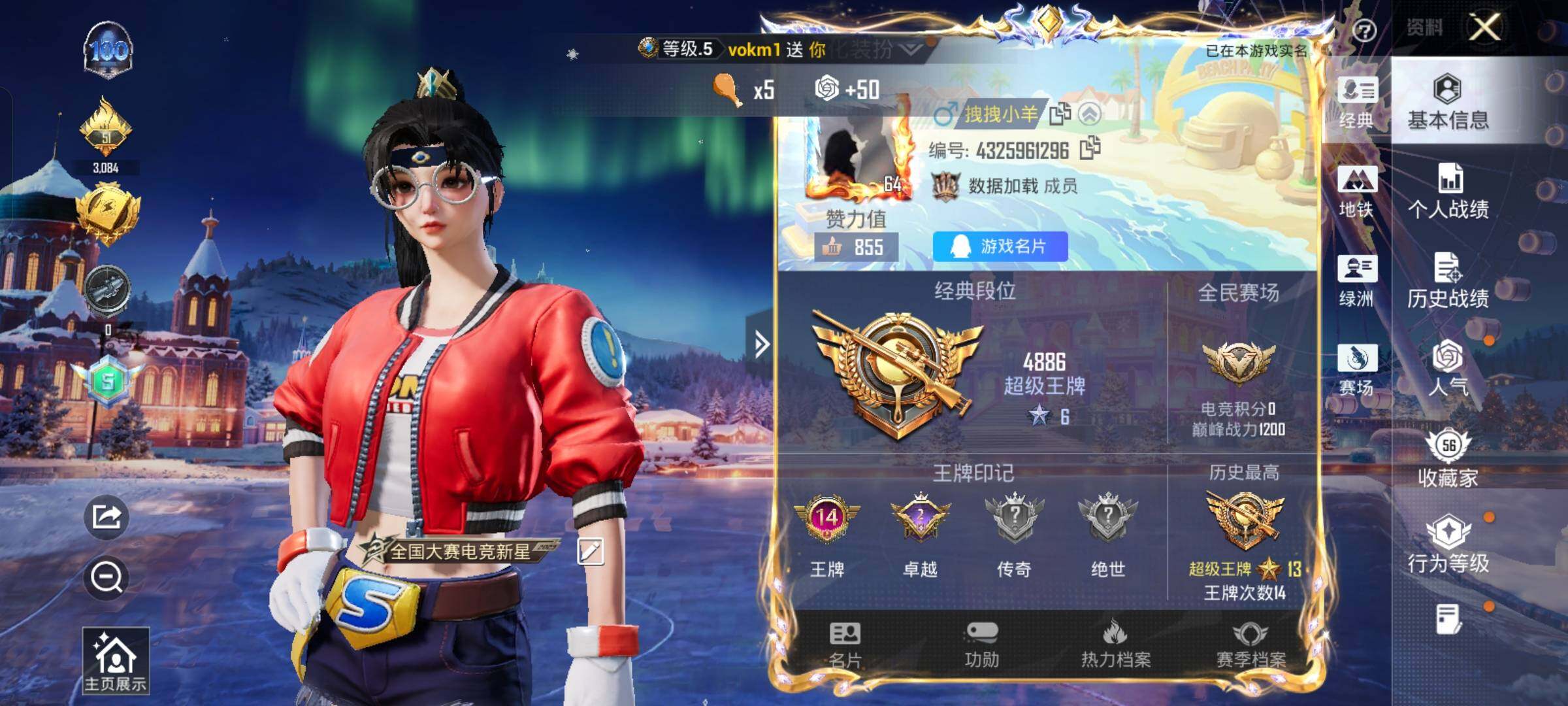 HPCMW466361和平精英账号详情图2