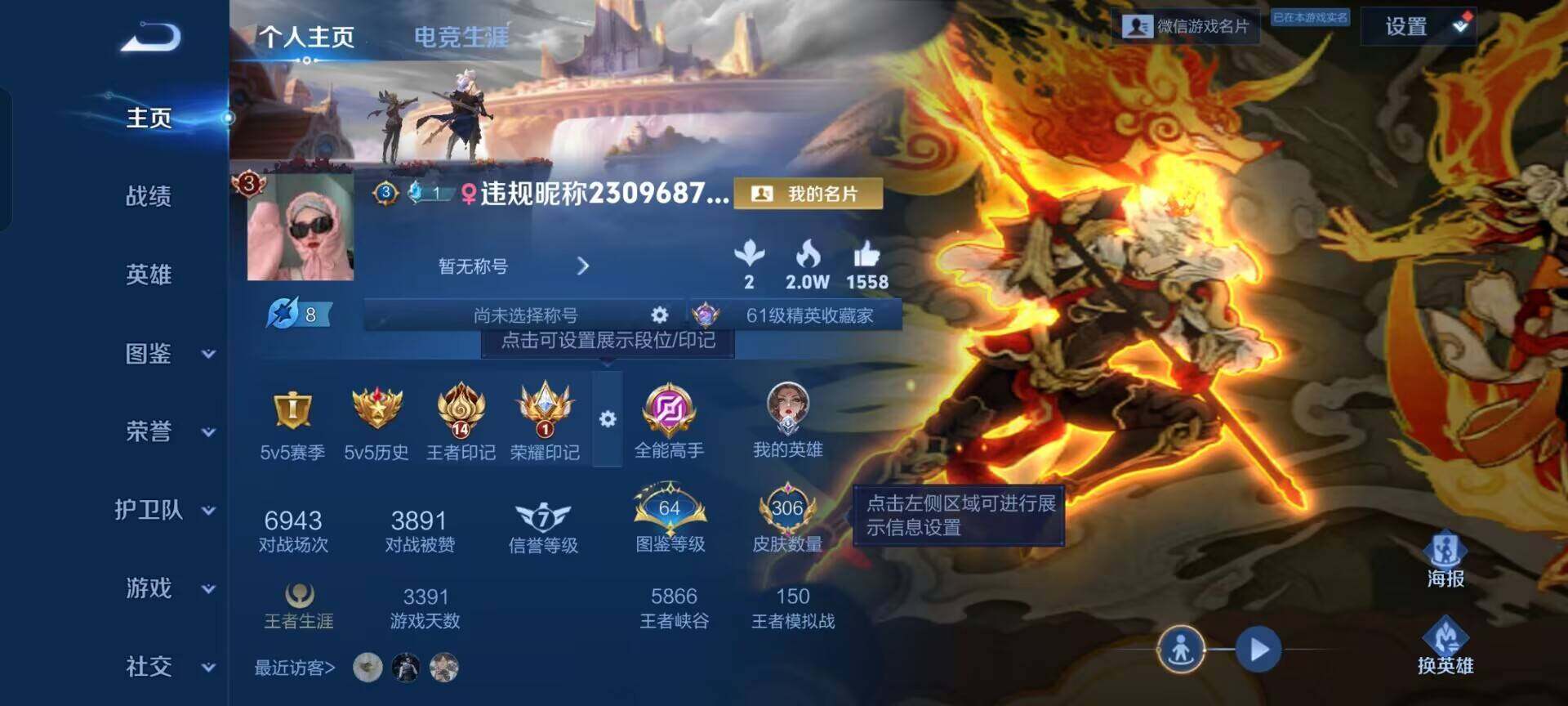 WZKG488290王者荣耀账号详情图20