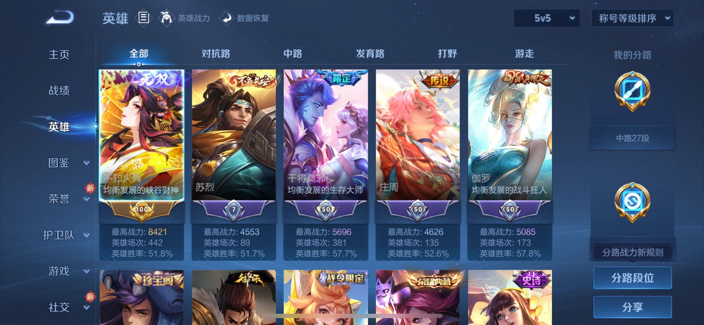 WZCMW4103259王者荣耀账号详情图3