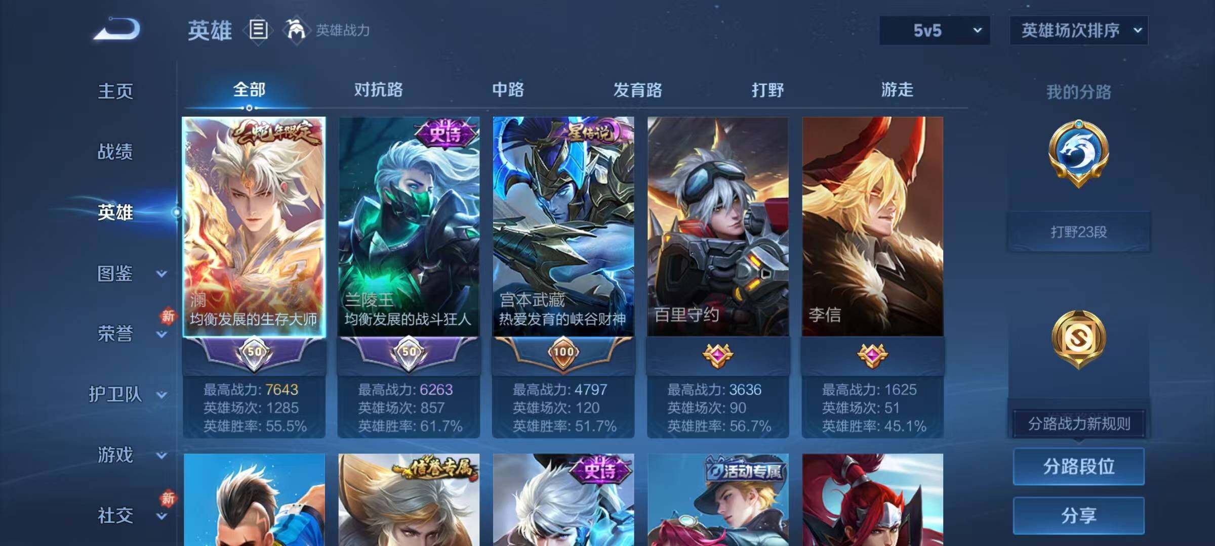 WZJZ4119125王者荣耀账号详情图5