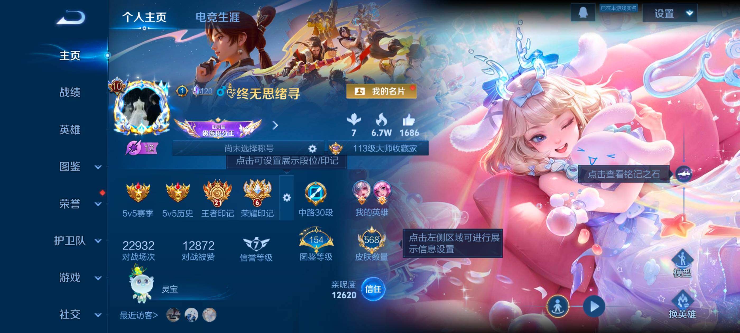 WZCMW488123王者荣耀账号详情图2