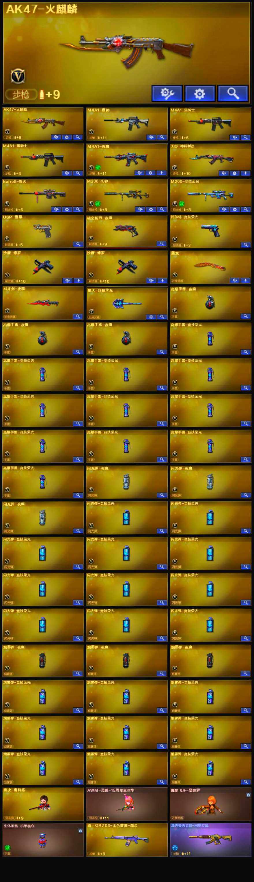 CFQYYX419110穿越火线账号详情图4