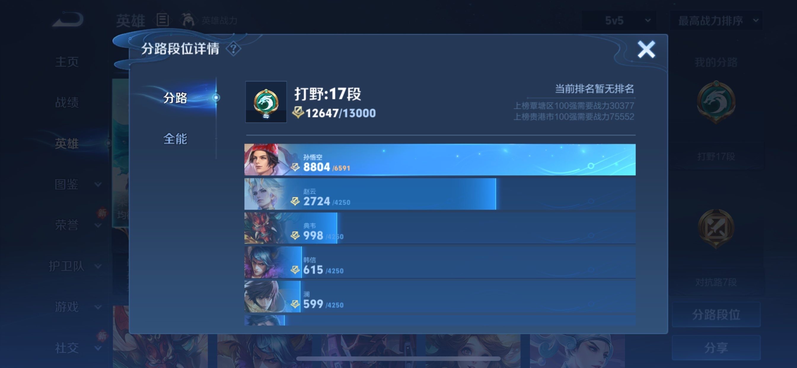 WZCMY493023王者荣耀账号详情图4