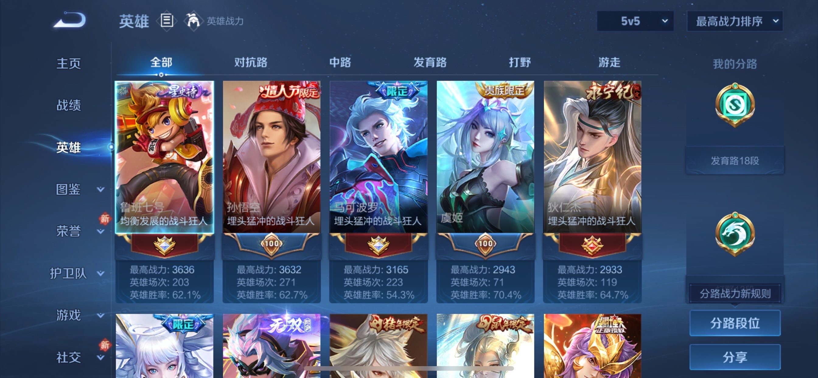 WZCMY493014王者荣耀账号详情图3