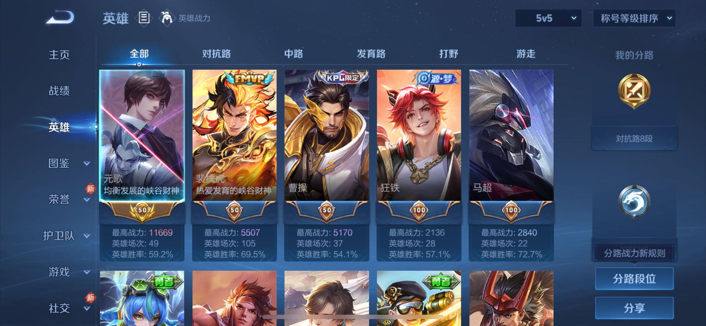 WZCMW4103277王者荣耀账号详情图3