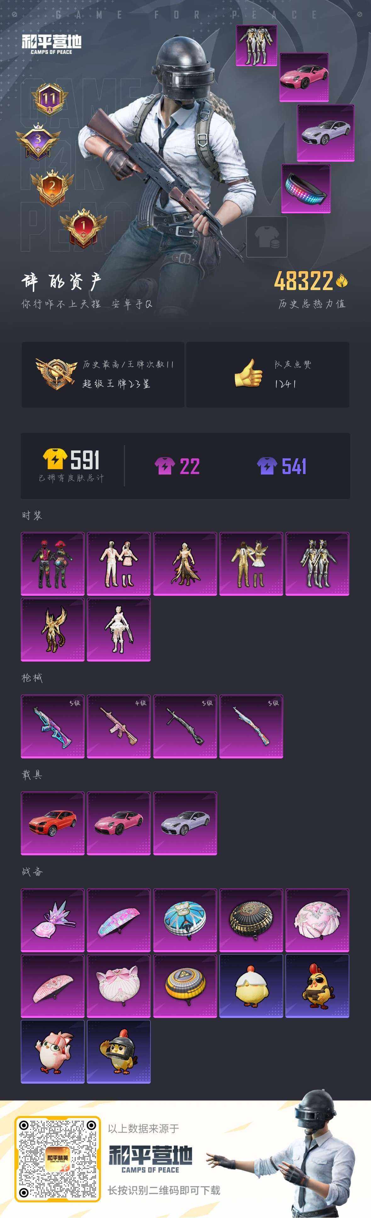 HPLX465912和平精英账号详情图6