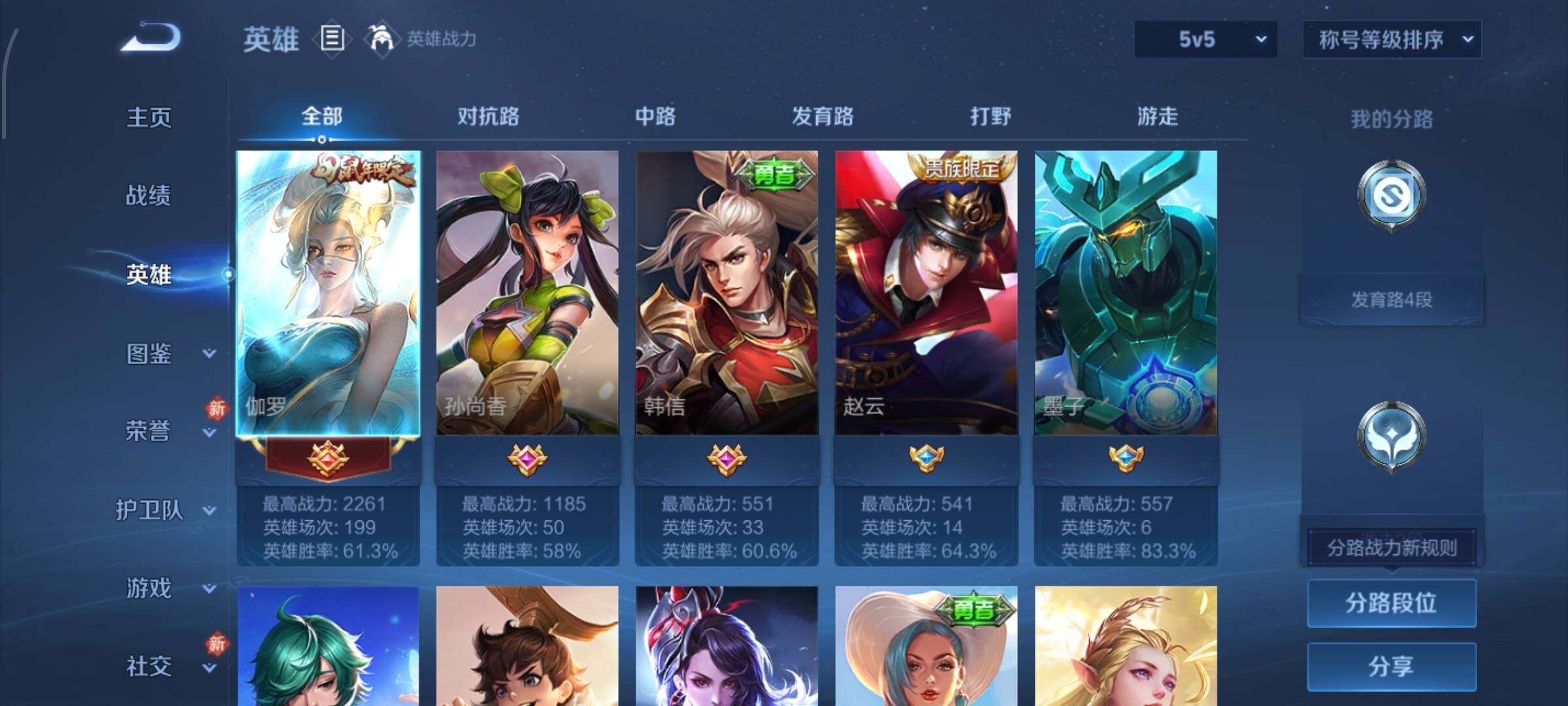 WZCMW4103271王者荣耀账号详情图3