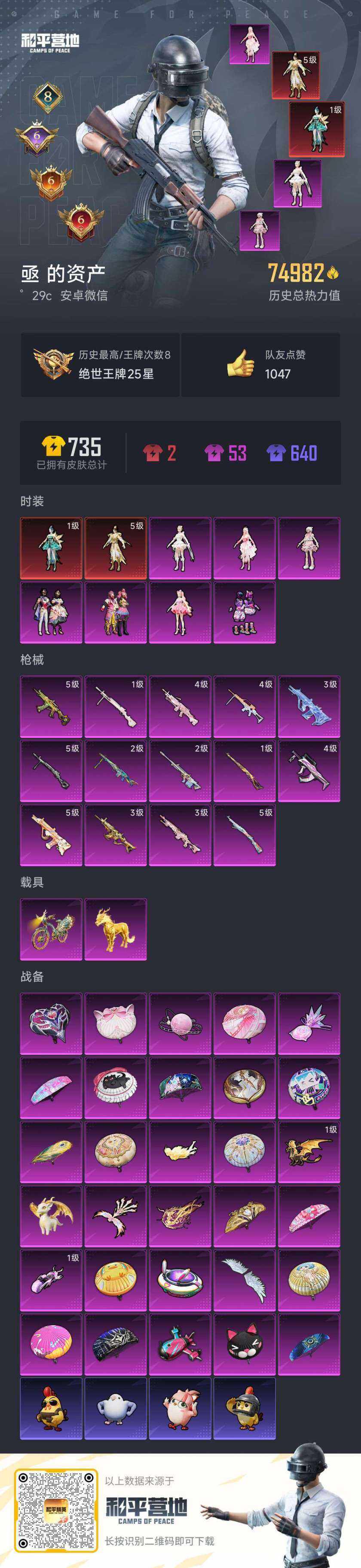 HPKG464484和平精英账号详情图2