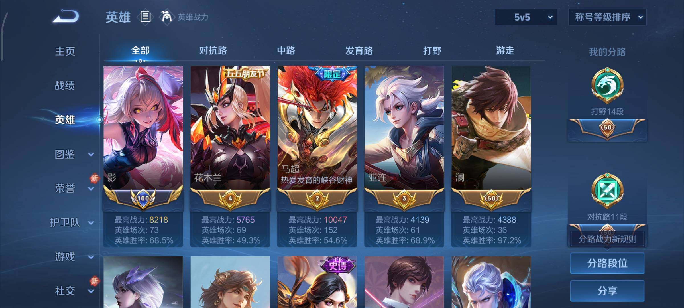 WZCMW4109947王者荣耀账号详情图3