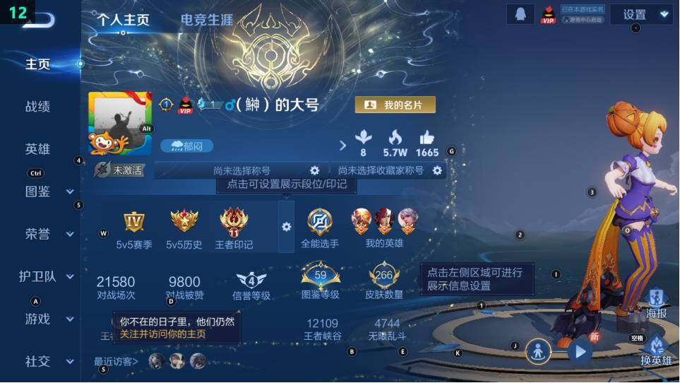 WZ03498161王者荣耀账号详情图7