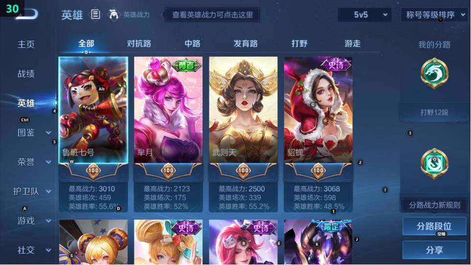 WZ03498161王者荣耀账号详情图13