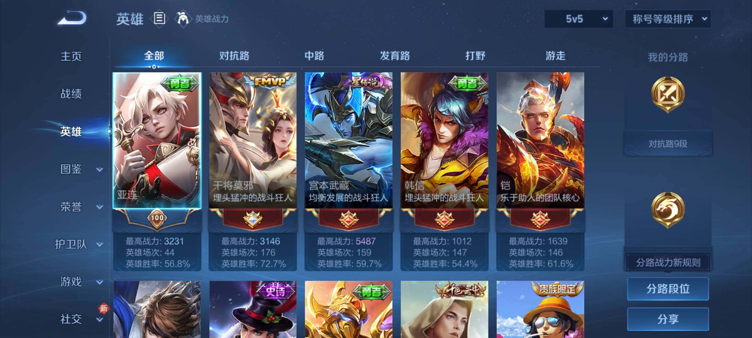 WZCMY498852王者荣耀账号详情图3