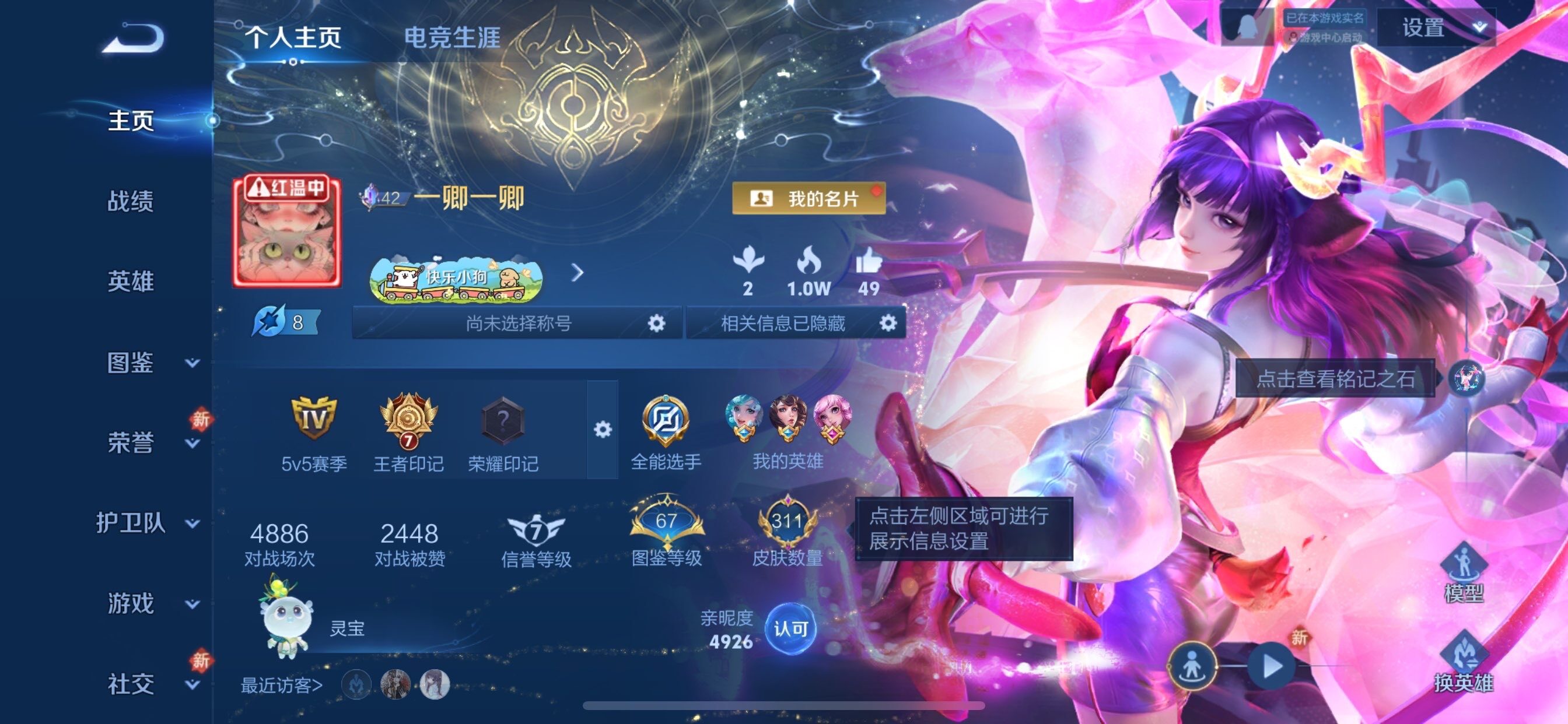 WZCMY493945王者荣耀账号详情图2